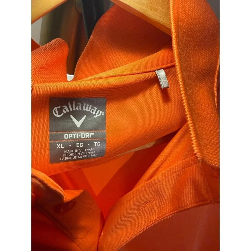 Callaway polo gift for dad performance xl NWOT vivid orange cooling summer sport
